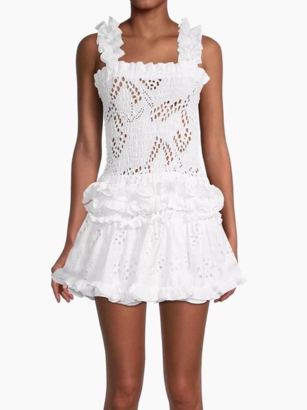 Waimari alfresco mini dress - white